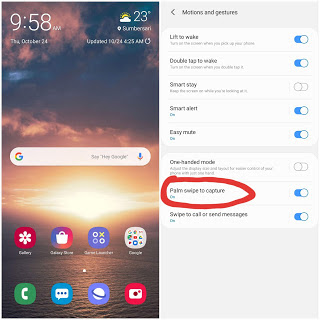 CARA SCREENSHOT DI SAMSUNG A50
