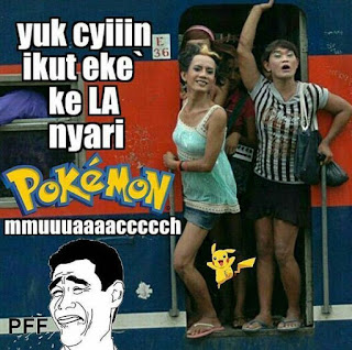 Foto Meme Lucu Pokemon Go